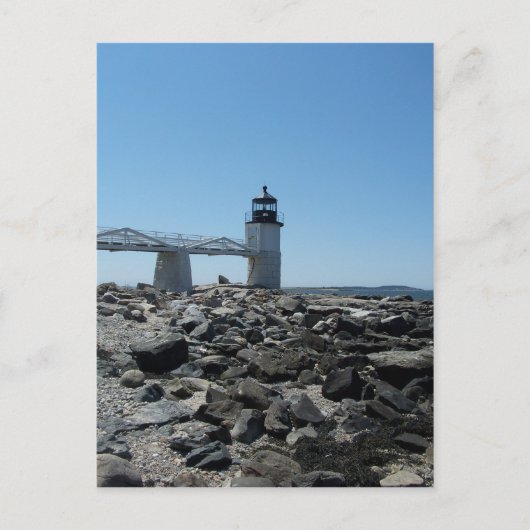Maine Lighthouse Postkarte (Vorderseite)