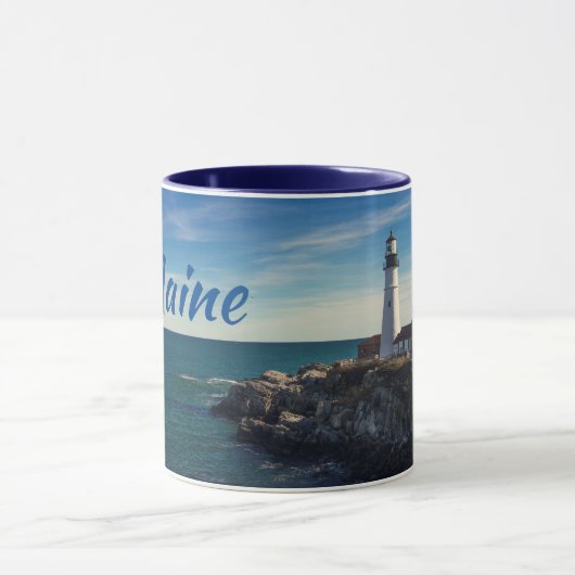 Maine Lighthouse-Tasse Tasse (Zentrum)