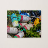 Maine Lobster Buoys Puzzle (Horizontal)