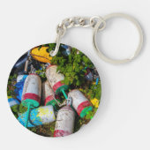 Maine Lobster Buoys Schlüsselanhänger (Rückseite)