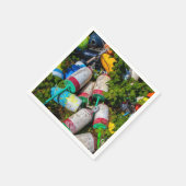 Maine Lobster Buoys Serviette (Ecke)