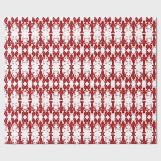 Maine Lobster Geschenkpapier (Flach)