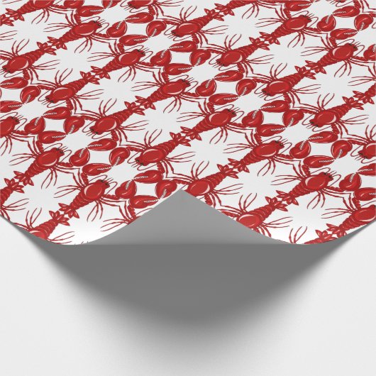 Maine Lobster Geschenkpapier (Ecke)