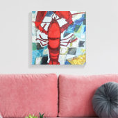 Maine Lobster Leinwanddruck (Insitu (Wohnzimmer))