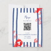 Maine Lobster Oysters Clams East Coast Wedding Einladung (Vorderseite)