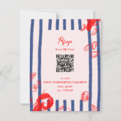 Maine Lobster Oysters Clams East Coast Wedding Einladung (Vorderseite)