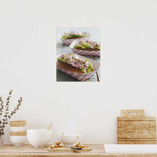 Maine Lobster Roll Poster (Küche)