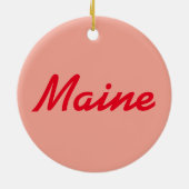 Maine Lobster Roll Sandwich Seafood Feinschmecker Keramikornament (Hinten)