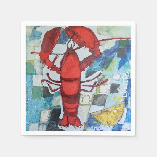 Maine Lobster Serviette (Vorderseite)