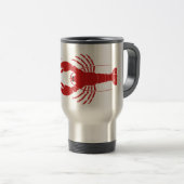 Maine Lobster Travel Coffee Mug Reisebecher (VorderseiteRechts)