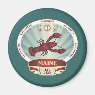 Maine Lobster Wappen Magnet