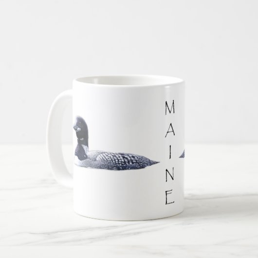 Maine Loon Kaffeetasse (Vorderseite Links)