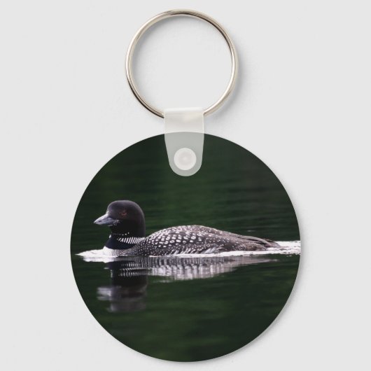 Maine Loon Schlüsselanhänger (Vorderseite)
