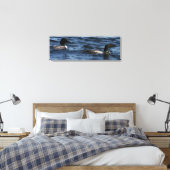 Maine Loons Leinwanddruck (Insitu (Schlafzimmer))