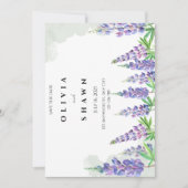 Maine lupin Hochzeit Speichern Sie das Datum der E Save The Date (Vorderseite)