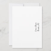 Maine lupin Hochzeit Speichern Sie das Datum der E Save The Date (Rückseite)