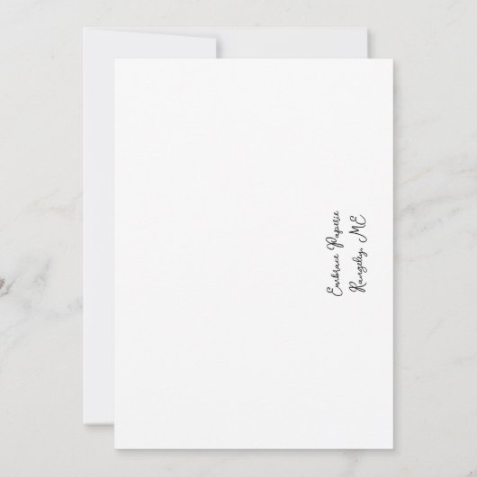 Maine lupin Hochzeit Speichern Sie das Datum der E Save The Date (Rückseite)