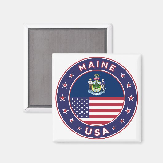 Maine Magnet (Vorderseite/Rückseite)