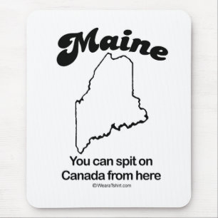 MAINE - "MAINE-STAATS-MOTTO" T - Shirts und Gang Mousepad