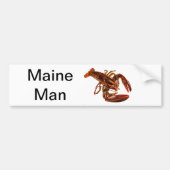 Maine Man Lobster Autoaufkleber (Vorne)