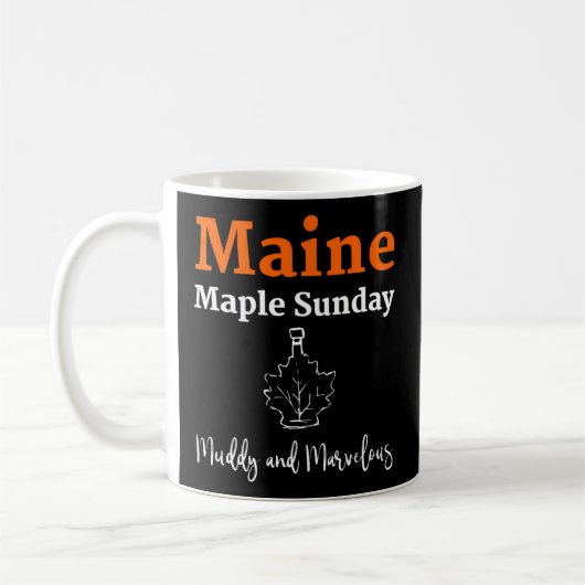 Maine Maple Sunday Muddy Sugar House Ahornleaf Sy Kaffeetasse (Links)