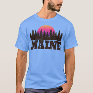 Maine MN Retro Vintage Geschenke Männer Frauen Kin T-Shirt