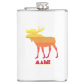 Maine Moose Flachmann (Vorderseite)