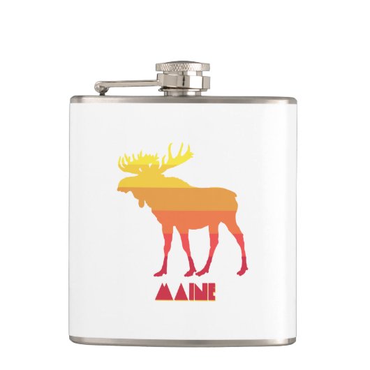 Maine Moose Flachmann (Vorderseite)