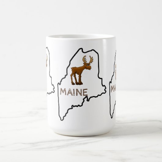 Maine Moose Kaffeetasse (Mittel)
