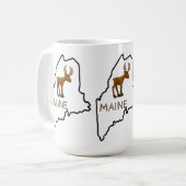 Maine Moose Kaffeetasse (Vorderseite Links)