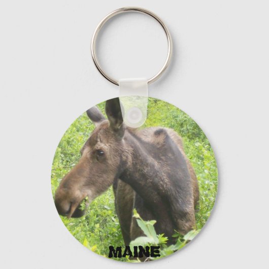 Maine Moose Keychain Schlüsselanhänger (Vorderseite)