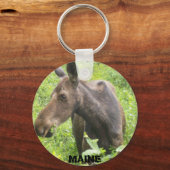 Maine Moose Keychain Schlüsselanhänger (Vorderseite)