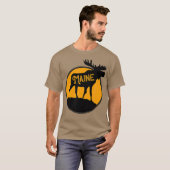 Maine Moose Staat T-Shirt (Vorne ganz)