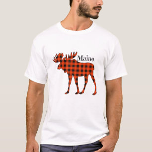 Maine Moose Staat T-Shirt