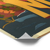 Maine Moose Vintag Poster (Ecke)