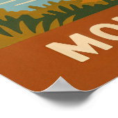 Maine Mount Katahdin V01 Poster (Ecke)