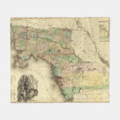 Maine, New Hampshire, Vermont, Massachusetts Fleecedecke (Vorderseite (Horizontal))