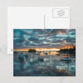Maine, Newagen, Sonnenuntergang 1 Postkarte (Vorne/Hinten)