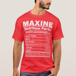 Maine Nutrition FactsMaine Name Geburtstag T-Shirt