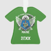 Maine Off Road Adventure 4x4 Trail Mudding Ornament (Vorderseite)