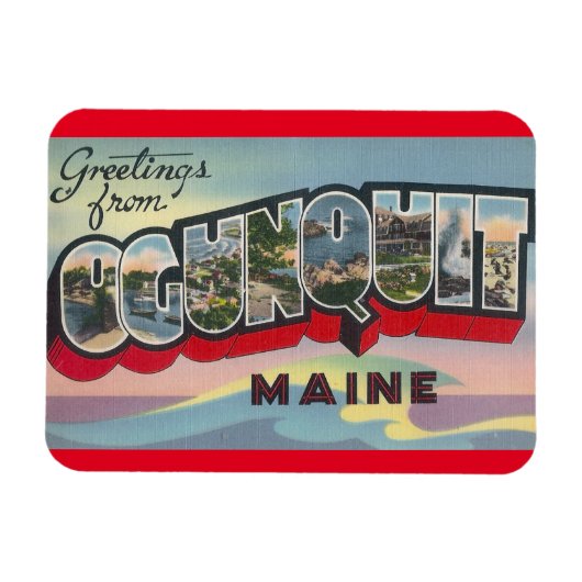 Maine, Ogunquit Magnet (Horizontal)
