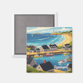 Maine Ogunquit Travel Magnet (Vorderseite/Rückseite)