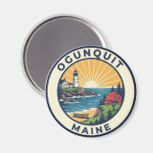Maine Ogunquit Travel Magnet (Vorderseite/Rückseite)