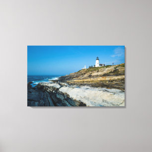 Maine, Pemaquid Point, Leuchtturm Pemaquid Point Leinwanddruck