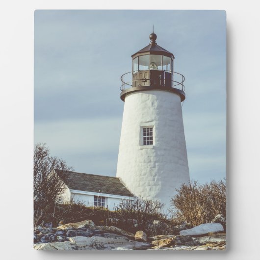 Maine Pemaquid Point Lighthouse Fotoplatte (Vorderseite)