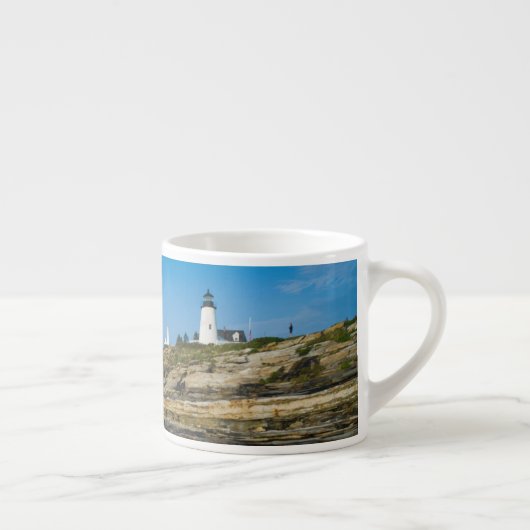 Maine, Pemaquid Point, Pemaquid Point Lighthouse Espressotasse (Rechts)