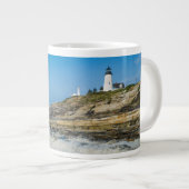 Maine, Pemaquid Point, Pemaquid Point Lighthouse Jumbo-Tasse (Vorderseite Rechts)