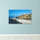 Maine, Pemaquid Point, Pemaquid Point Lighthouse Leinwanddruck (Insitu (Holzboden))
