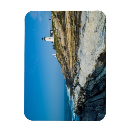 Maine, Pemaquid Point, Pemaquid Point Lighthouse Magnet (Vertikal)