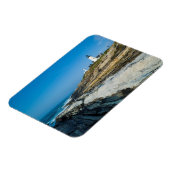 Maine, Pemaquid Point, Pemaquid Point Lighthouse Magnet (Linke Seite)